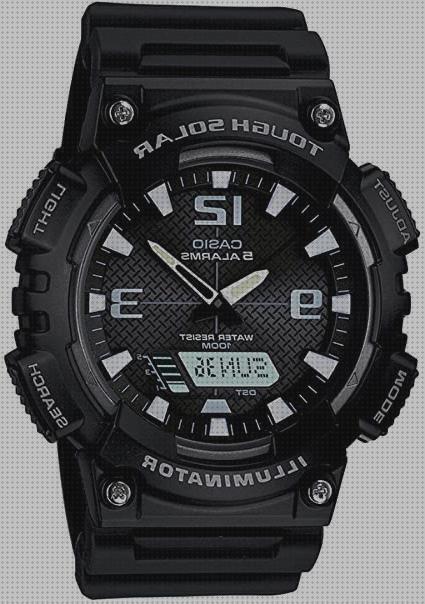 Review de casio reloj negro hombre metal