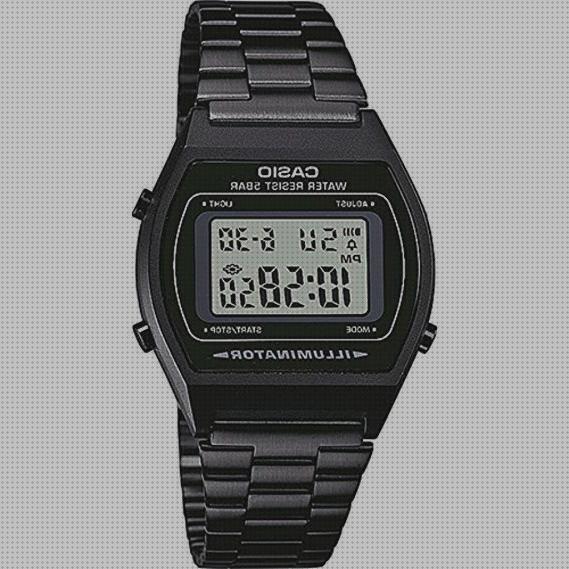 Opiniones de negros relojes casio casio reloj negro hombre metal