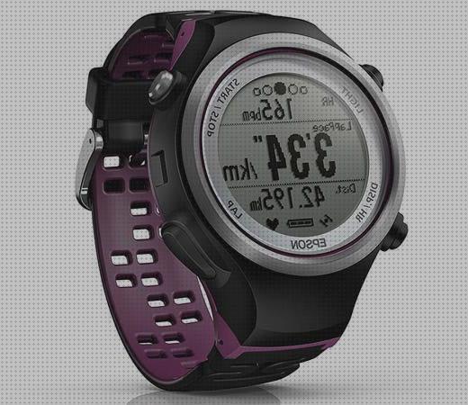 Las mejores marcas de gps epson runsense sf 810b gps y frecuencia cardíaca reloj deportivo