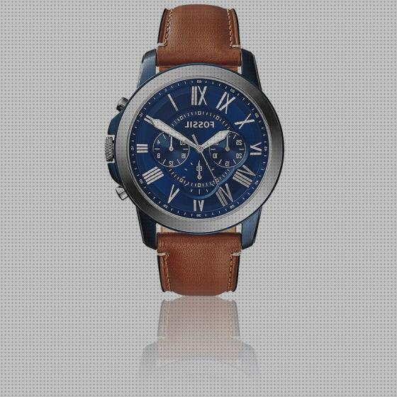 Las mejores fossil fossil reloj hombre azul cadena