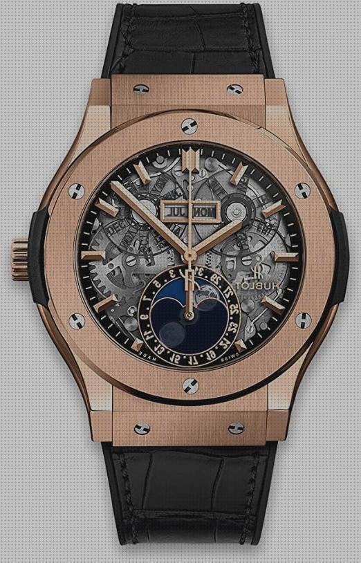 Review de hublot hombre reloj oro