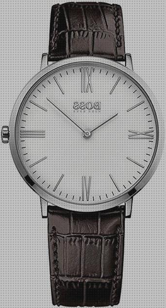 Las mejores marcas de boss reloj hugo boss reloj hombre negro pulsera piel marron