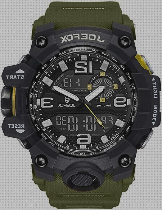 Las mejores marcas de joefox joefox hombre impermeable militar reloj deportivo digital