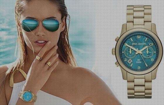 Review de michael kors relojes mujer esfera azul turqueda