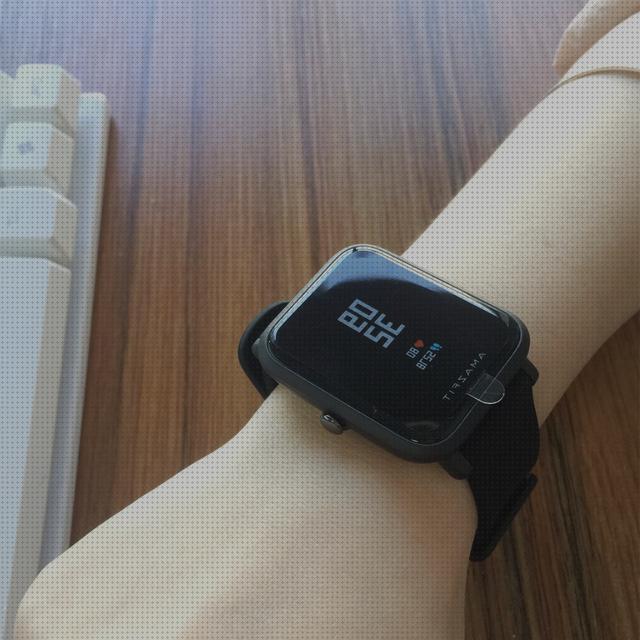 amazfit bip smartwatch blanco nube