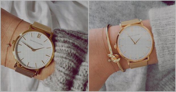 Las mejores outfits con reloj dorado de mujer