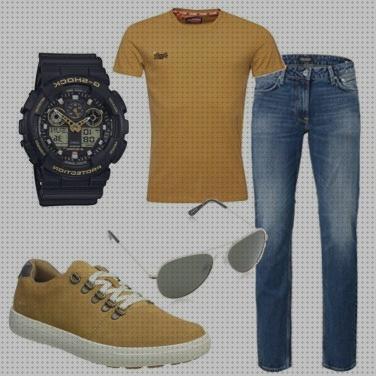 ¿Dónde poder comprar outfit reloj amarillo hombre outfit?