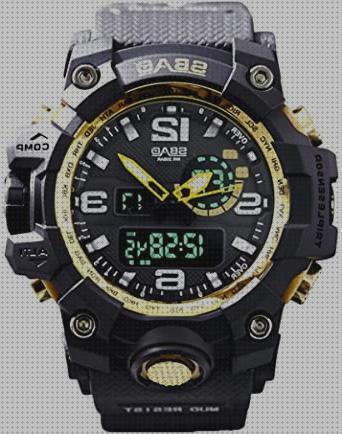 Las mejores hombres reloj analógico digital militar reloj deportivo hombres