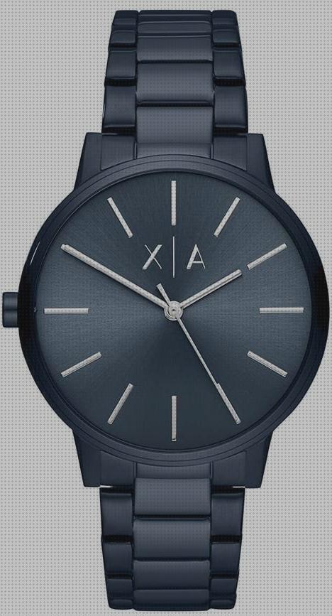 Review de reloj armani exchange hombre azul