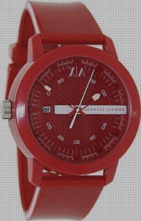 Review de reloj armani exchange hombre rojo