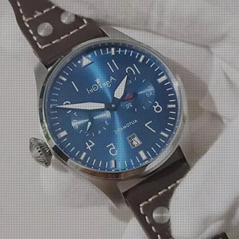 Review de reloj automático hombre azul