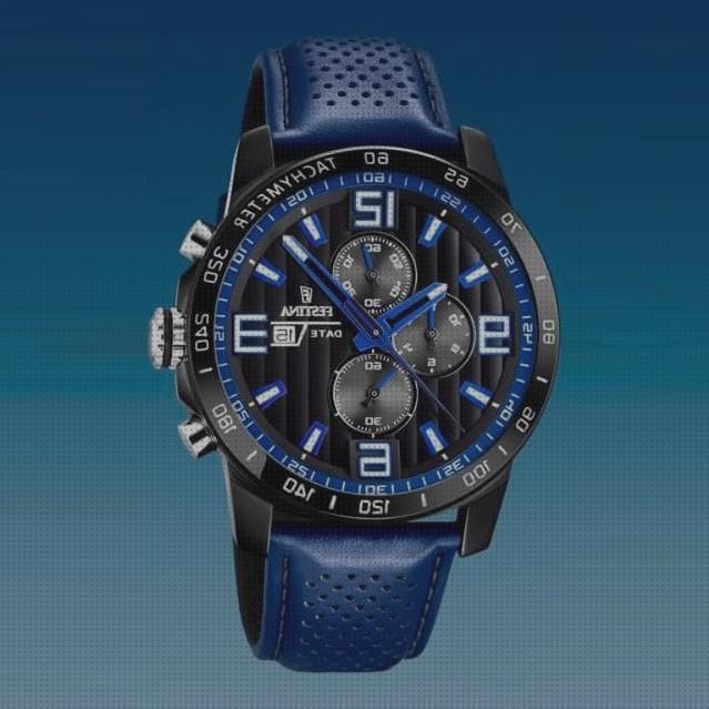 Las mejores festina reloj bicolor azul y dorado hombre festina