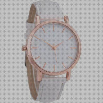 Review de reloj blanco de mujer acero