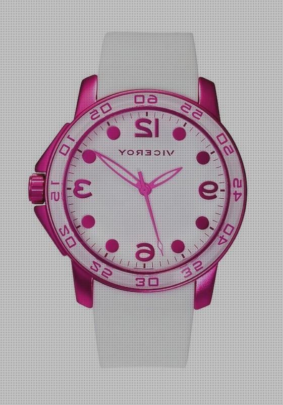 Review de reloj blanco rosa hombre