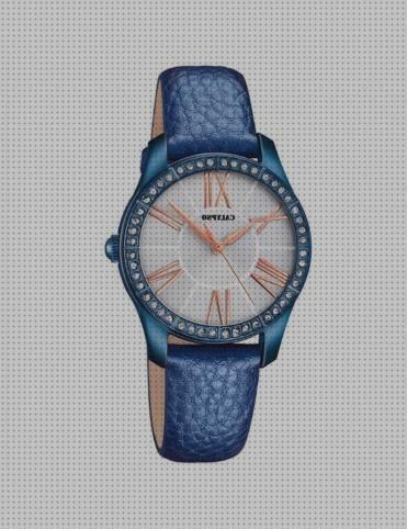 Review de reloj calypso mujer azul piel