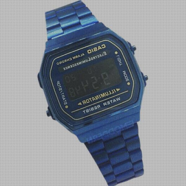 Las mejores reloj casio azul reloj despertador casio casio reloj casio azul plateado mujer