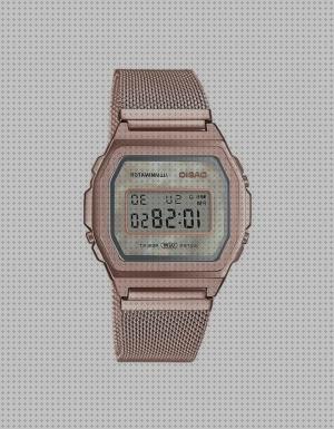 Review de reloj casio de mujer a1000mpg 9ef vintage de malla de