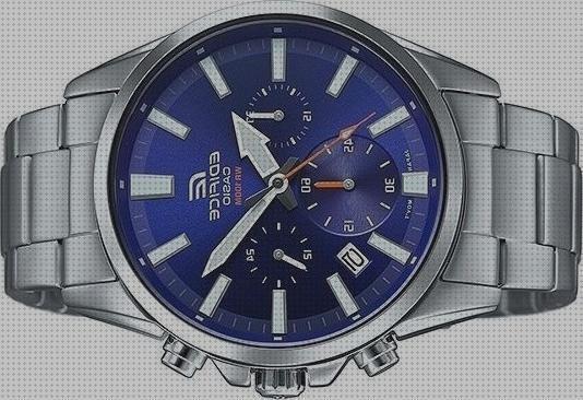 Review de reloj casio edifice esfera azul hombre