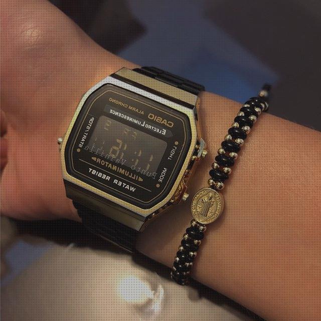 ¿Dónde poder comprar dorados relojes casio reloj casio hombre dorado con negro?