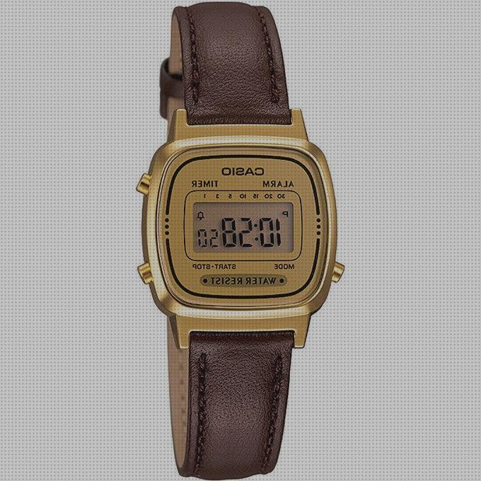 Review de reloj casio marron mujer