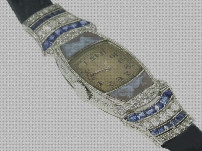 Review de reloj con cierre de platino mujer 1920