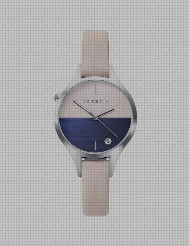 Review de reloj con esfera azul mujer viceroy