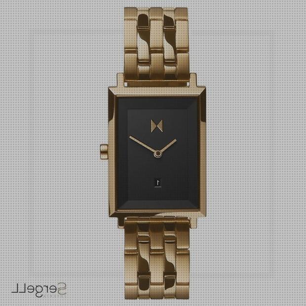 Review de reloj cuadrado mujer plateado moderno