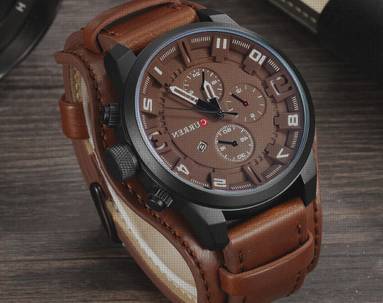 Review de reloj curren hombre cuero