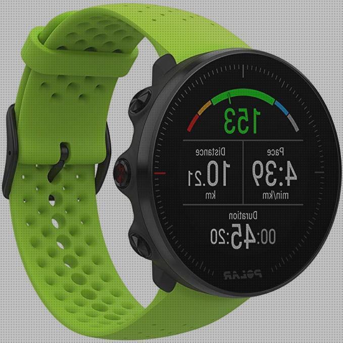 Review de reloj de gps verde agua