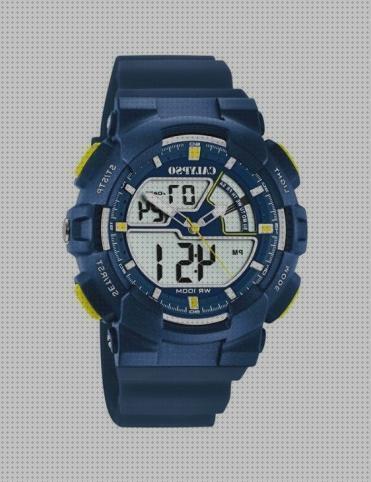 Review de reloj de hombre calypso k5771 3 de caucho azul