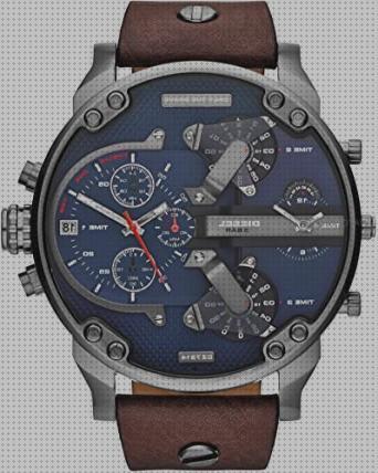 Review de reloj de hombre diesel dz7314 de piel marrón