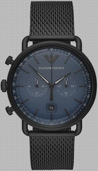 Las mejores armani reloj reloj de hombre emporio armani ar11201 de acero negro