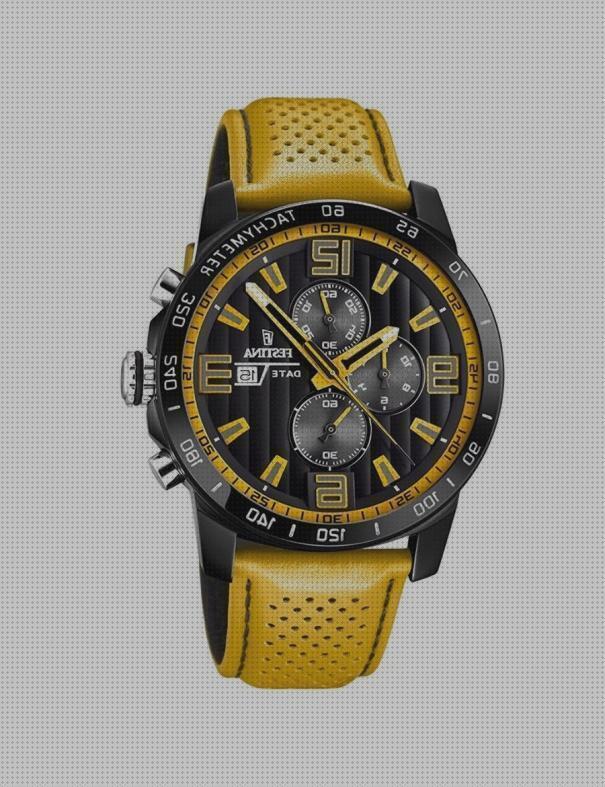 Las mejores marcas de reloj festina hombre f20339 festina reloj de hombre festina f20339 3 cronógrafo de piel amarillo