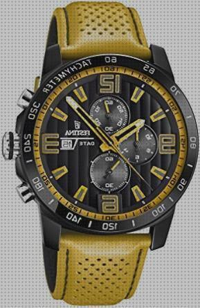 Los 24 Mejores Relojes De Hombres Festina F20339 3 Cronógrafo De Pieles Amarillos