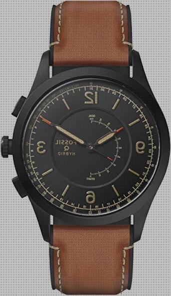 Análisis de los 23 mejores Relojes De Hombres Fossil Ftw1206 Smartwatch Híbridos De Pieles Marrones