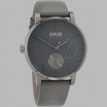 Las mejores marcas de boss reloj reloj de hombre hugo boss 1513595 de piel gris