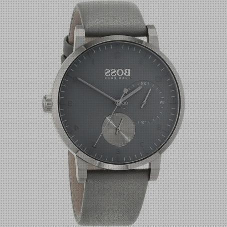 Las mejores boss reloj reloj de hombre hugo boss 1513595 de piel gris