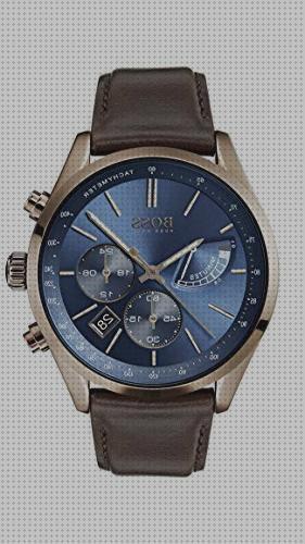 Las mejores boss reloj reloj de hombre hugo boss 1513604 cronógrafo de piel marrón