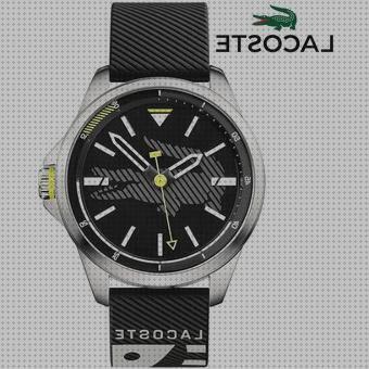 Las mejores reloj lacoste reloj de hombre lacoste capbreton de silicona negro