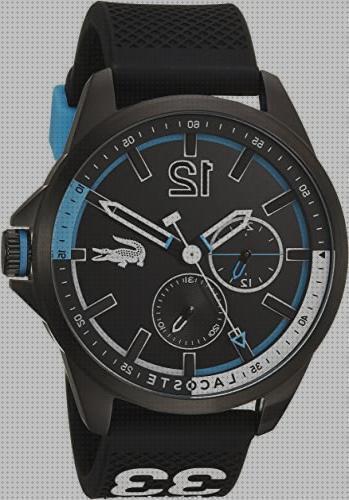 Opiniones de los 17 mejores Relojes De Hombres Lacoste Capbreton De Siliconas Negros