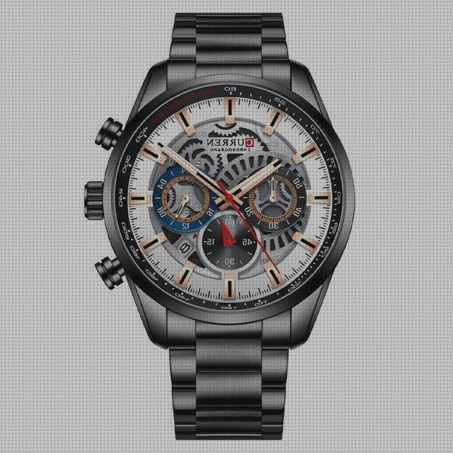 Las mejores reloj curren reloj de hombre marca curren acero inoxidable