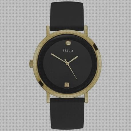 Las mejores marcas de esfera reloj reloj de hombre negro con mini esferas doradas