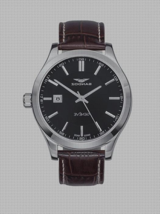 Las mejores reloj sandoz reloj de hombre sandoz con la esfera marron