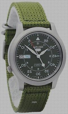 Las mejores reloj seiko reloj de hombre seiko 5 military nylon snk805k2 automático