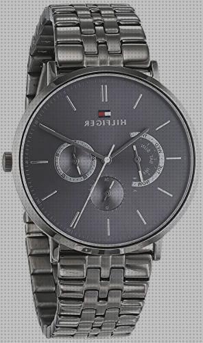 Review de reloj de hombre tommy hilfiger 1710374 multifunción de acero gris