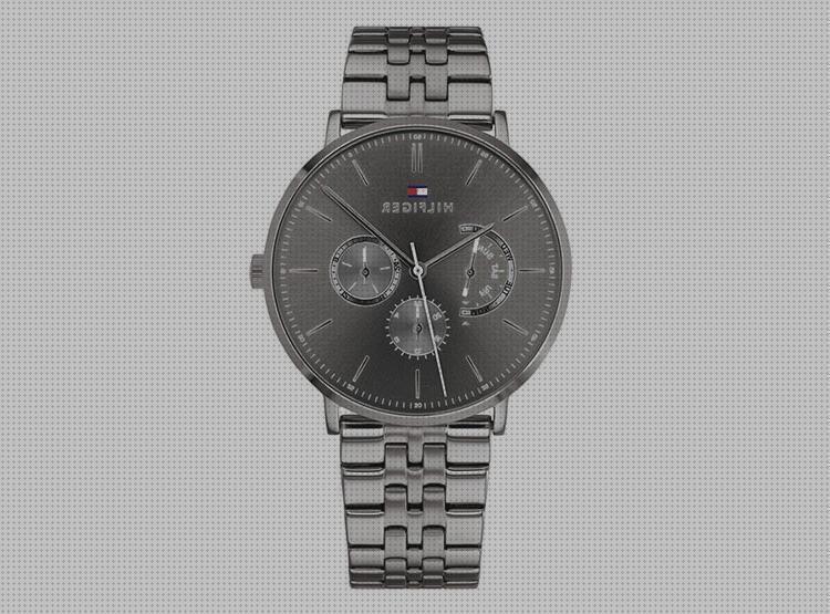 Review de reloj de hombre tommy hilfiger 1710374 mutifunción de acero gris