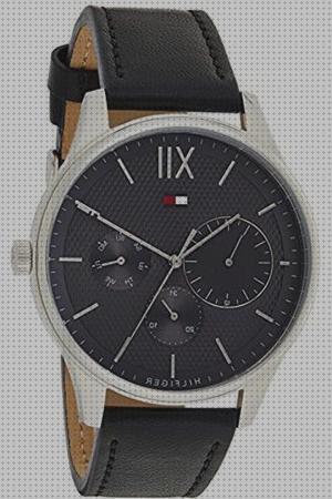 Las mejores reloj tommy reloj de hombre tommy hilfiger 1791417 multifunción de piel negro