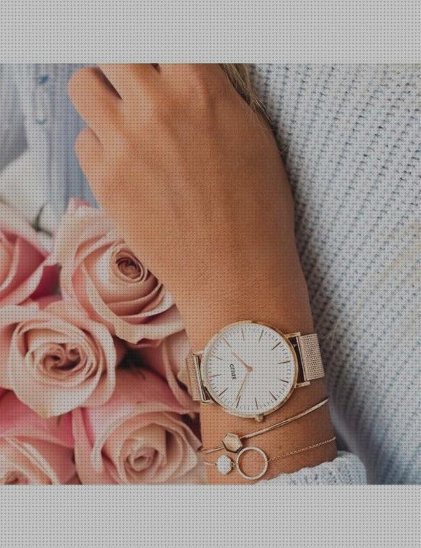 Las mejores marcas de cluse reloj reloj de mujer cluse cl18112 de acero