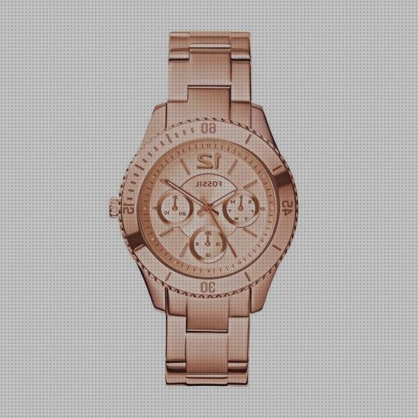 Las mejores marcas de reloj fossil reloj de mujer fossil es3815 stella de acero rosa