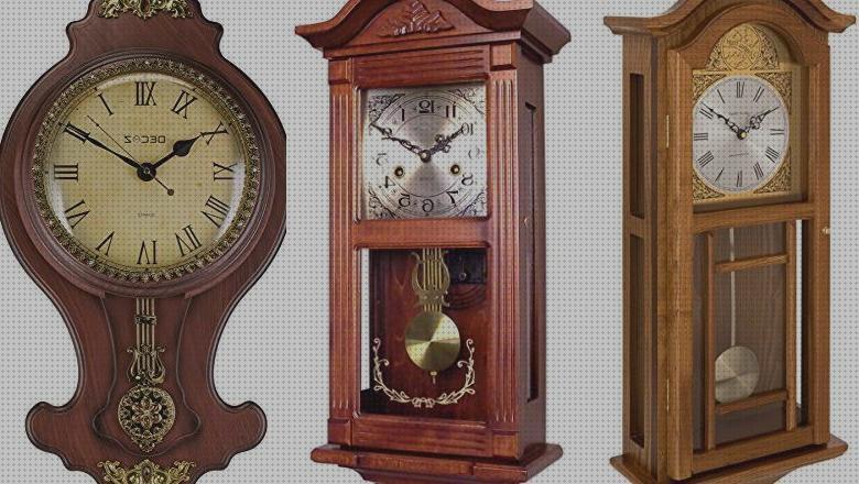 Las mejores marcas de reloj despertador madera reloj de pared con pendulo de madera